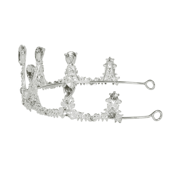 Metalen tiara Royal Caroline