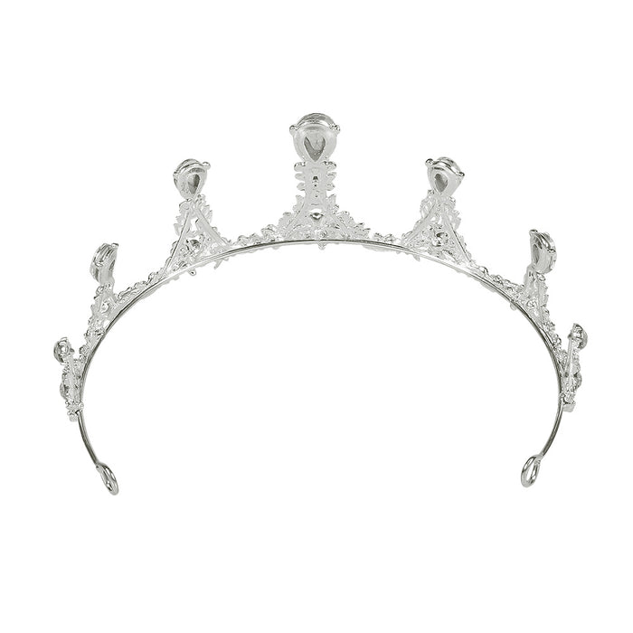 Metalen tiara Royal Caroline