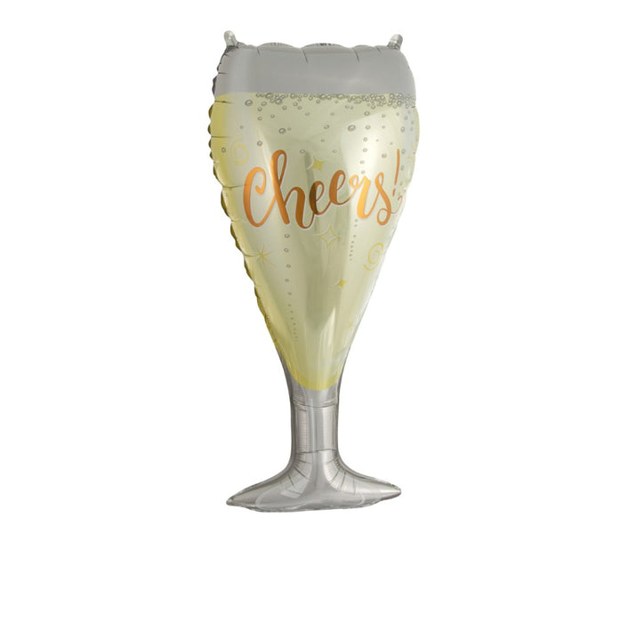 Folieballon Champagneglas 84cm