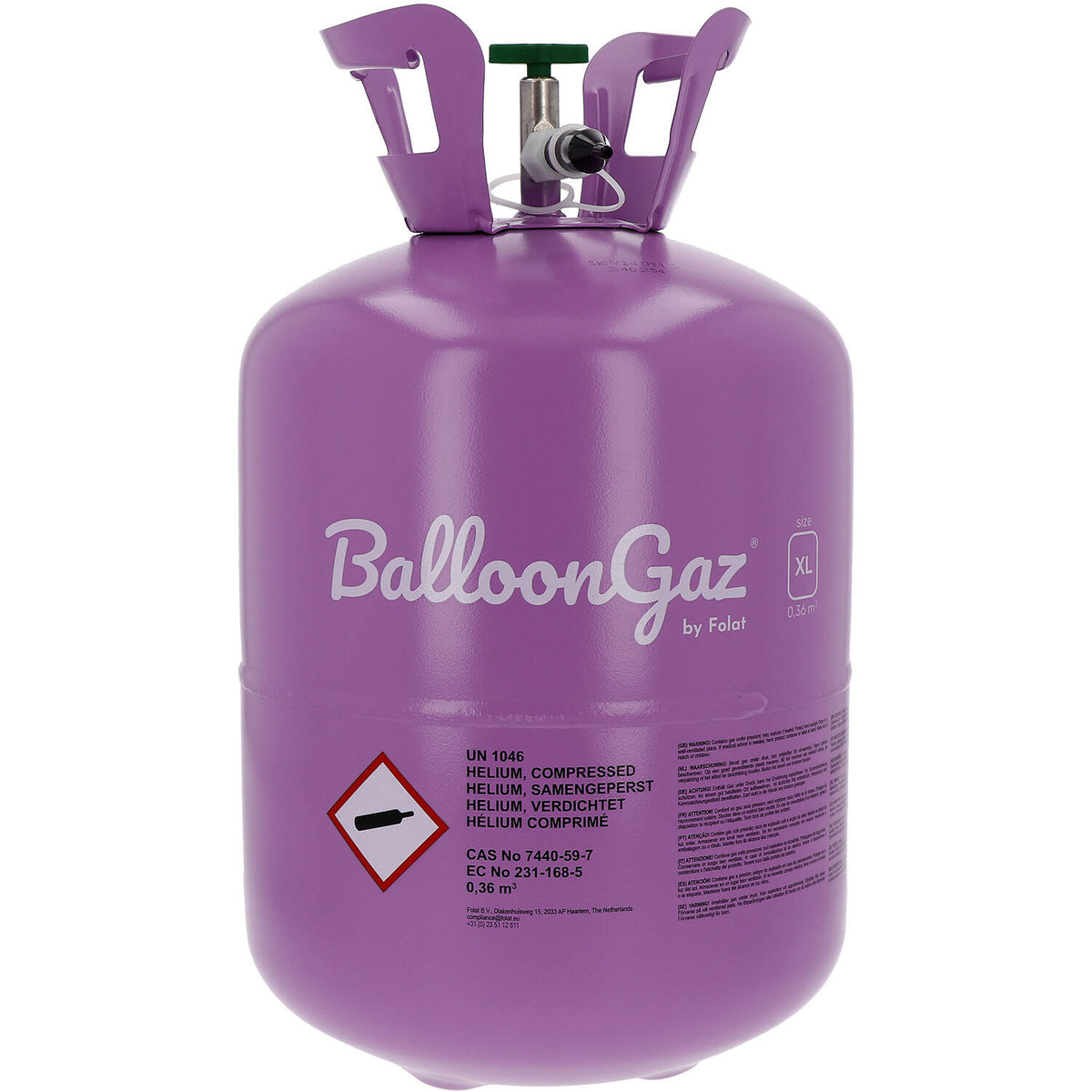 Heliumtank Balloongaz — Festival Feestartikelen