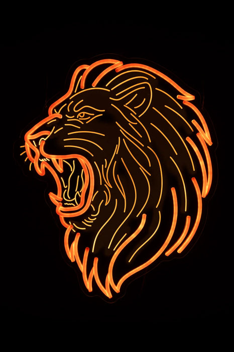 LED neon sign Oranje leeuw 50cm