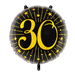 Folieballon Milestones Zwart/Goud 30 jaar 71cm (GN-6933)
