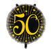 Folieballon Milestones Zwart/Goud 50 jaar 71cm (GN-6935)