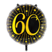 Folieballon Milestones Zwart/Goud 60 jaar 71cm (GN-6936)