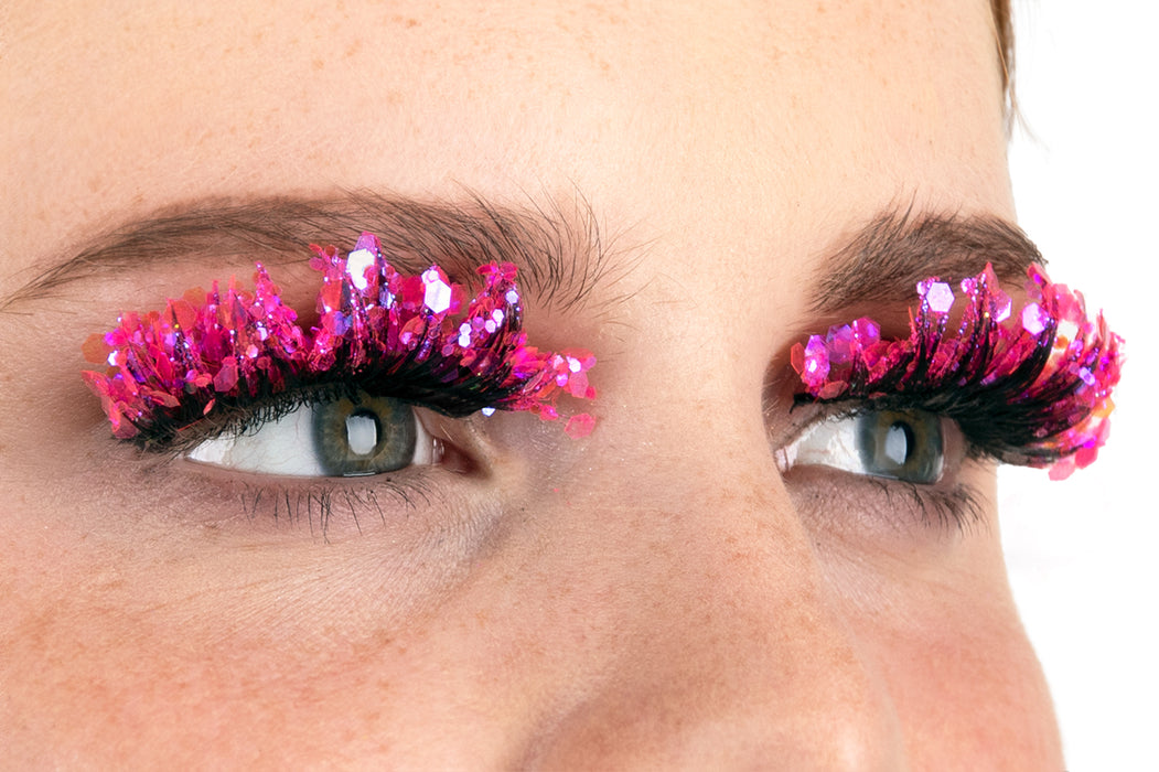 PXP Wimpers Fluoriserend glitter Calypso stijl