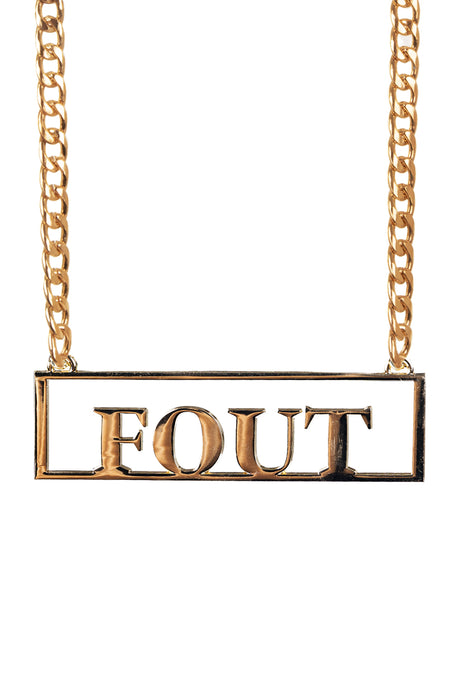 Gouden ketting Fout