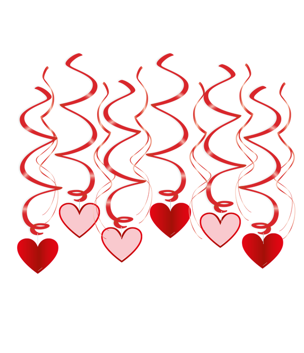 Hangdecoratie Love 12st