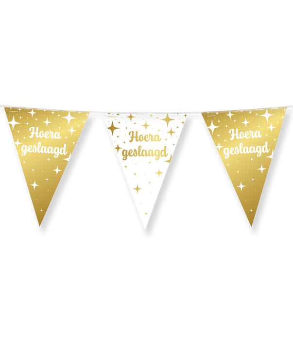 Vlaggenlijn Fancy Hoera Geslaagd