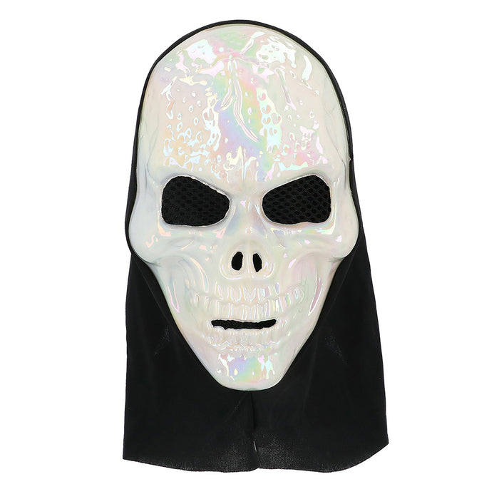 Masker Skull pearl met kap