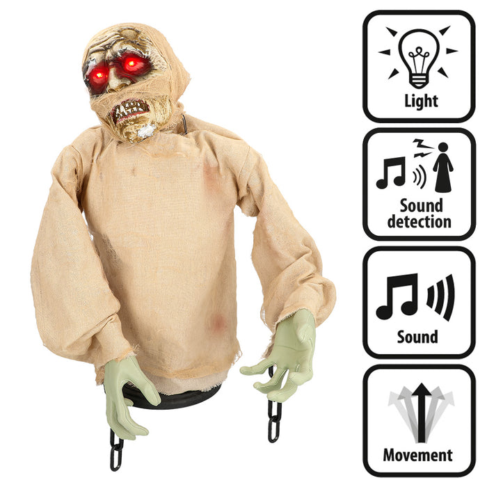 Decoratie Screaming mummy 62cm