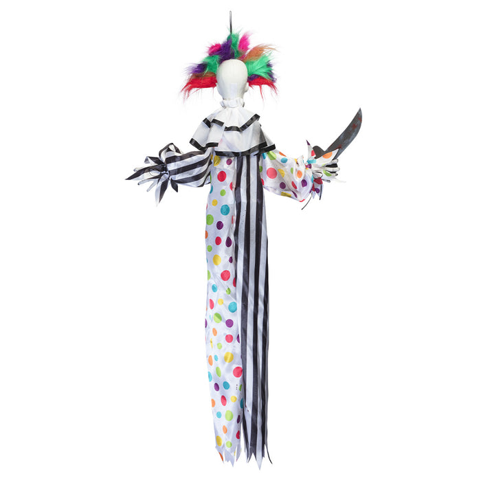 Decoratie Hungry clown 120cm