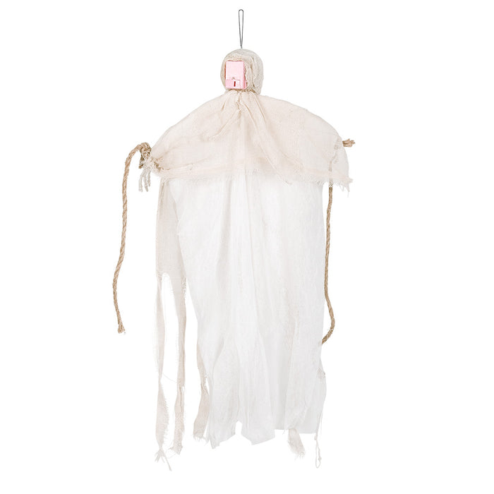 Decoratie Skeleton ghost 55cm