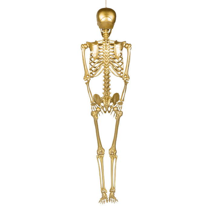 Hangdecoratie Skelet Goud 160 cm