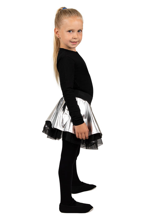 Cirkelrokje Metallic voor kinderen