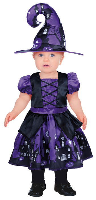 Purple Witch babykostuum