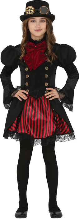 Steampunk gotic kostuum voor kinderen