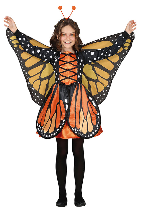 Jurk Orange Butterfly Girl