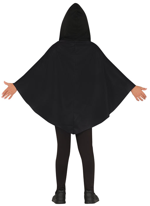 Halloween poncho pompoen kinderen