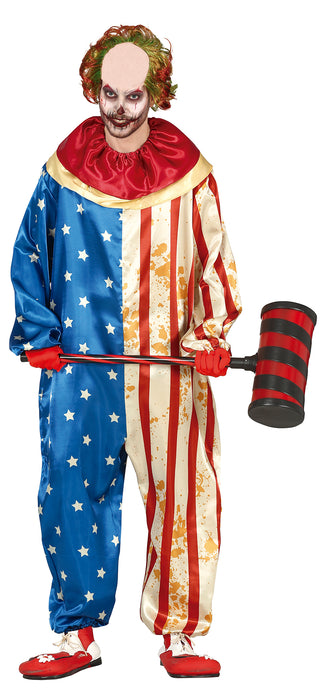 USA killer clown kostuum heren