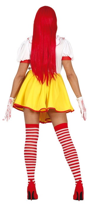 Miss McKiller clown kostuum dames