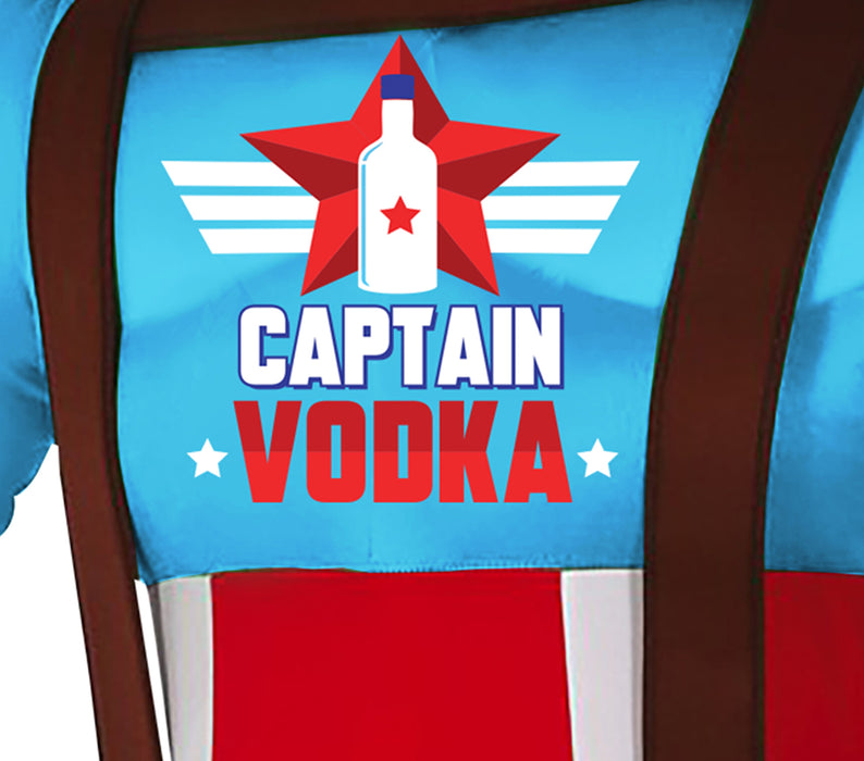 Captain Vodka kostuum voor heren