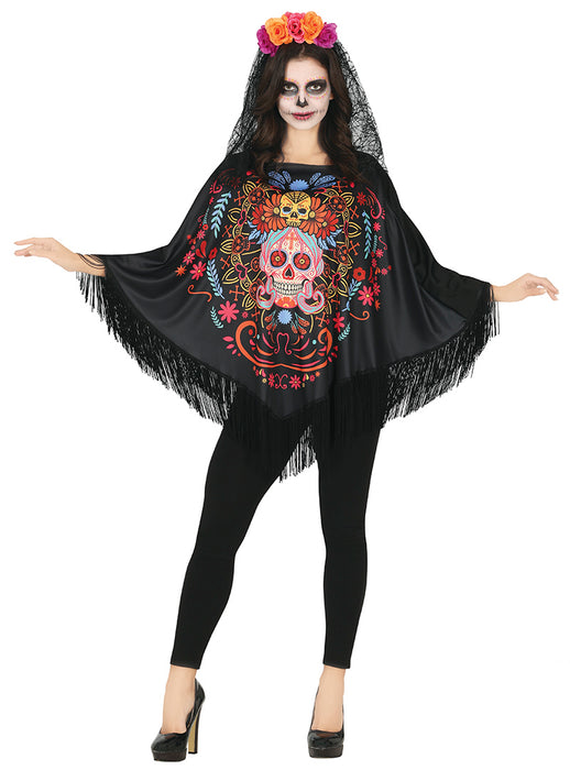 Poncho Day of the Dead