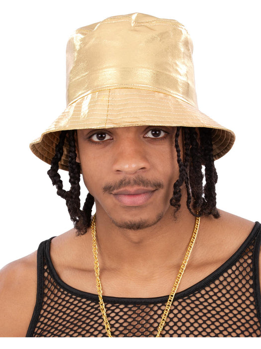 Bucket Hat Gold 90s