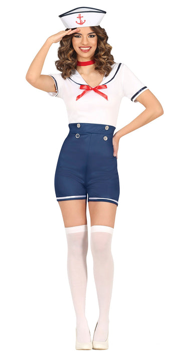 Vintage Sailor Girl kostuum