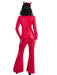 Kostuum Duivel Skelet Fever Rood – afbeelding 2