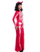 Kostuum Duivel Skelet Fever Rood – afbeelding 3