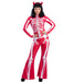 Kostuum Duivel Skelet Fever Rood – afbeelding 1