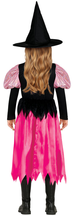 Glitter heks kostuum voor meisjes