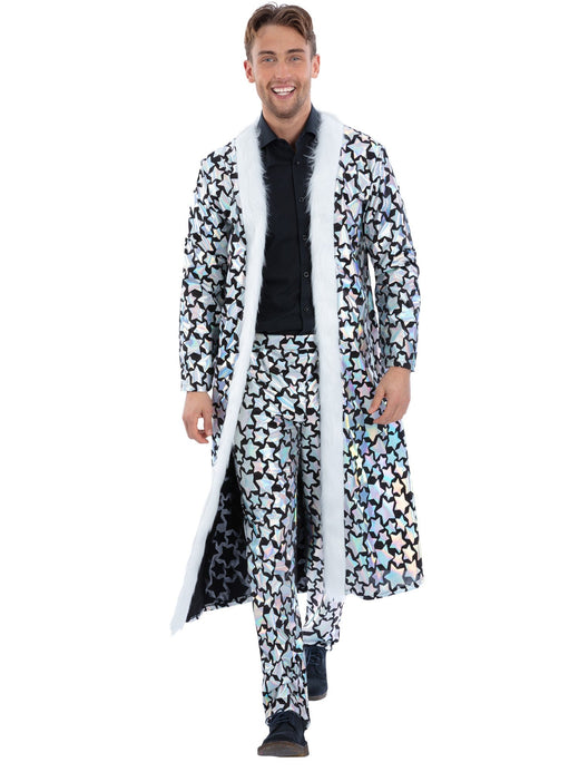 Lange Jas Star Gazer Holografisch