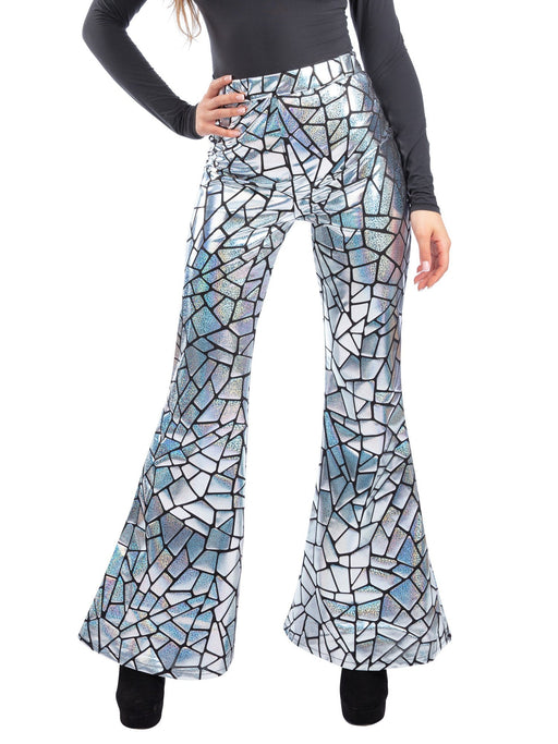 Flared Broek Disco Darling Holografisch – afbeelding 2