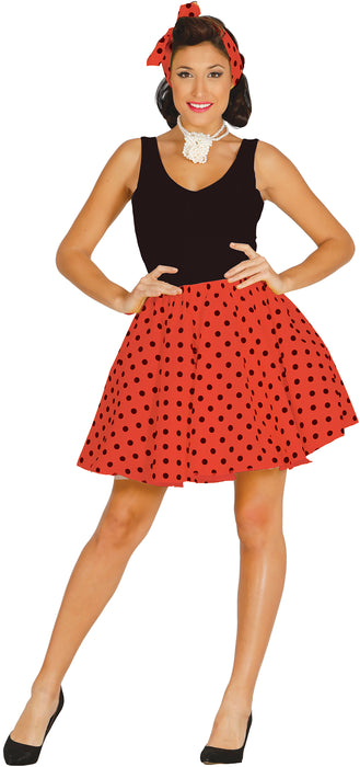 Jaren 50 Dots verkleed setje