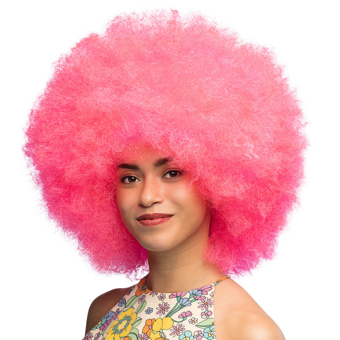 Pruik Afro Sugar Neon