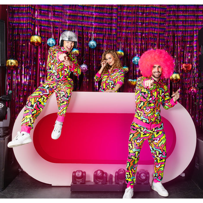 Pruik Afro Sugar Neon