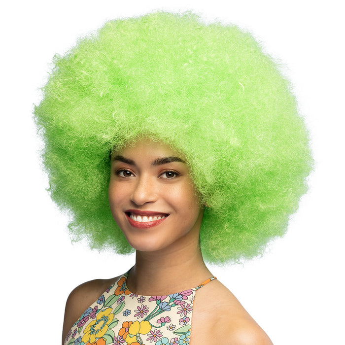 Pruik Afro Sugar Neon