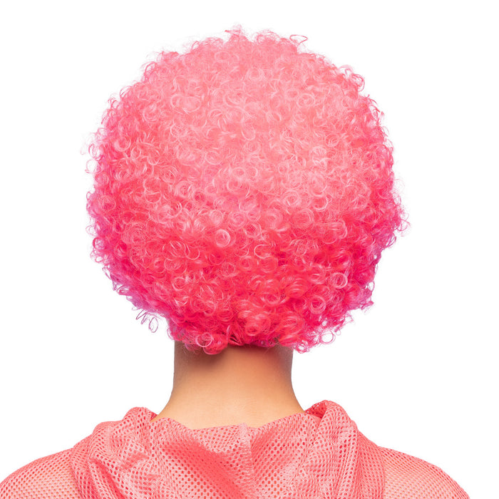 Pruik Curly Neon UV