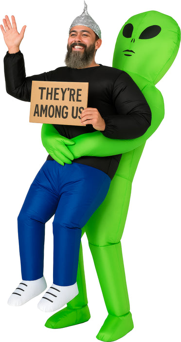 Opblaaskostuum Funny Alien