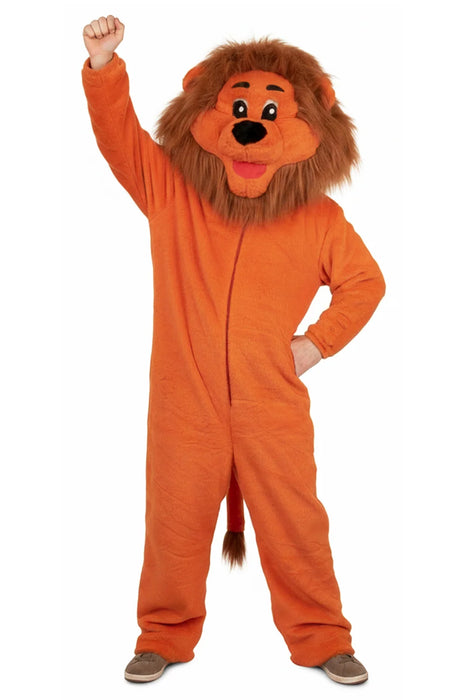 Mascotte Kostuum Oranje Leeuw