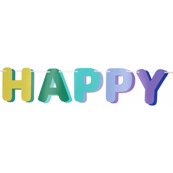 Letterslinger Stripetastic Papier Happy Birthday