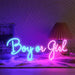 Neon LED Sign Boy or Girl Blauw Roze