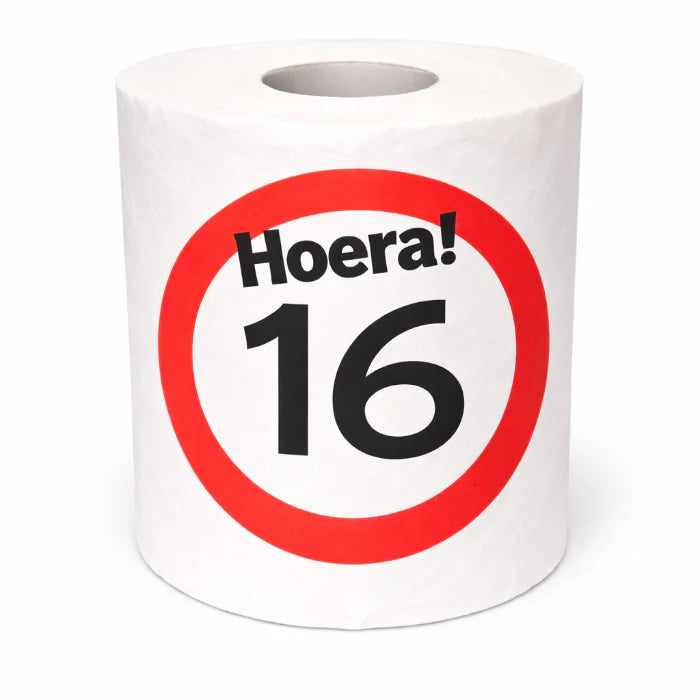 WC rol 50 jaar verkeersbord