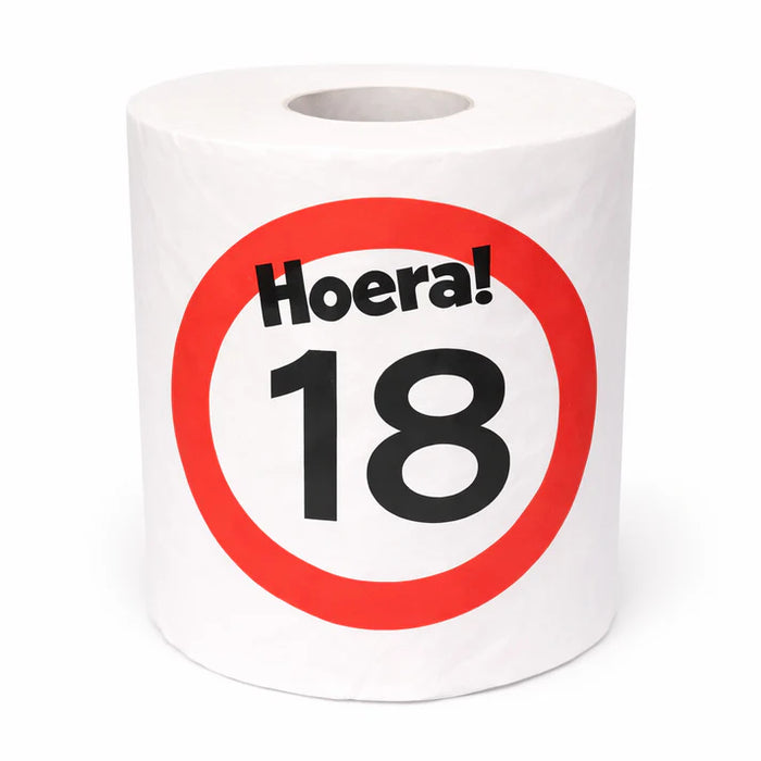 WC rol 50 jaar verkeersbord