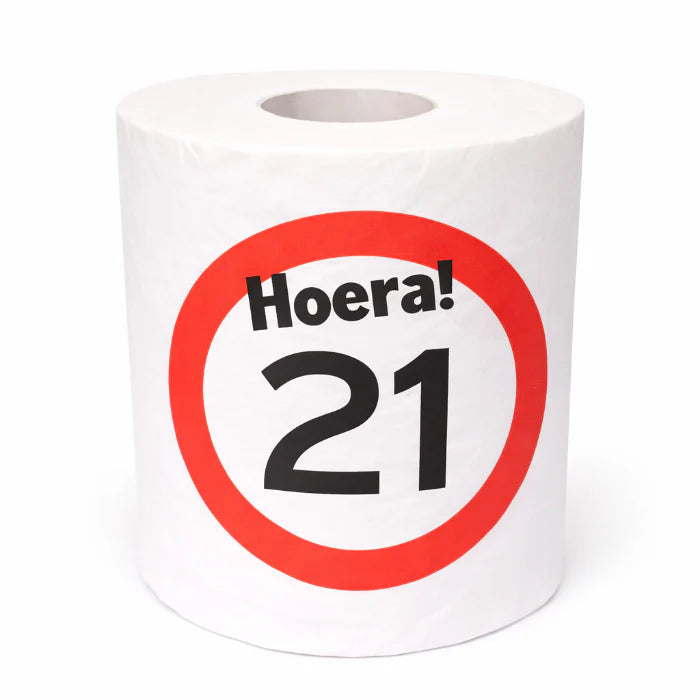 WC rol 50 jaar verkeersbord