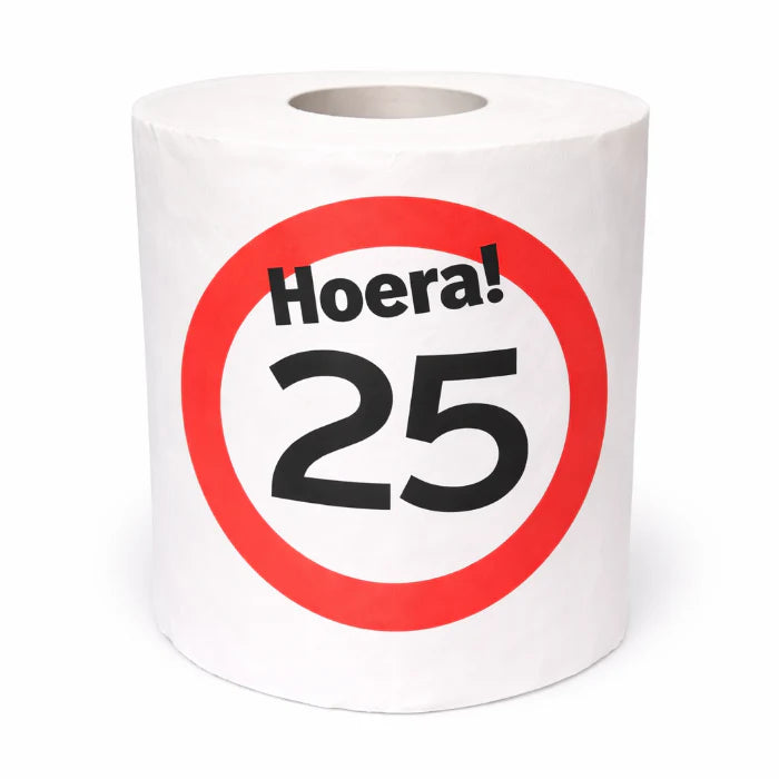 WC rol 50 jaar verkeersbord