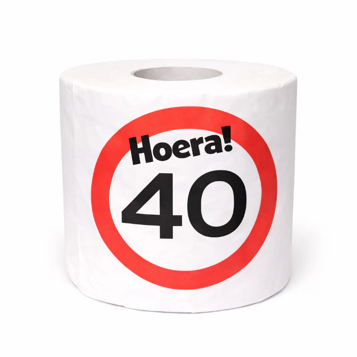 WC rol 50 jaar verkeersbord