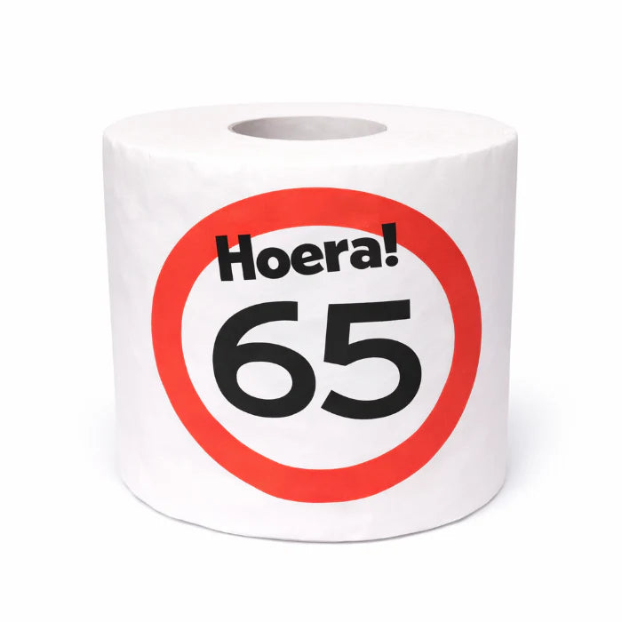 WC rol 50 jaar verkeersbord