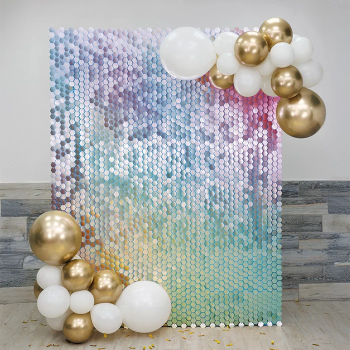 Backdrop Iriserend 30x30cm - 6st